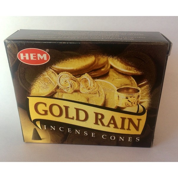 Incense Cones Gold Rain Hem